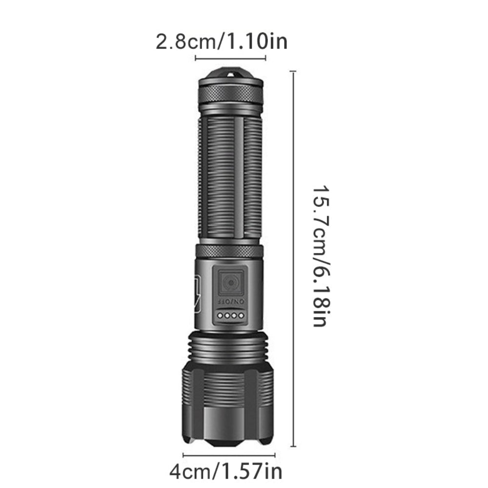 High-Performance USB Rechargeable Tactical Flashlight
