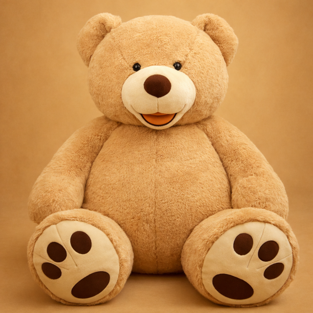 Giant Cuddly Bear Plush Toy - Perfect Gift for All Ages