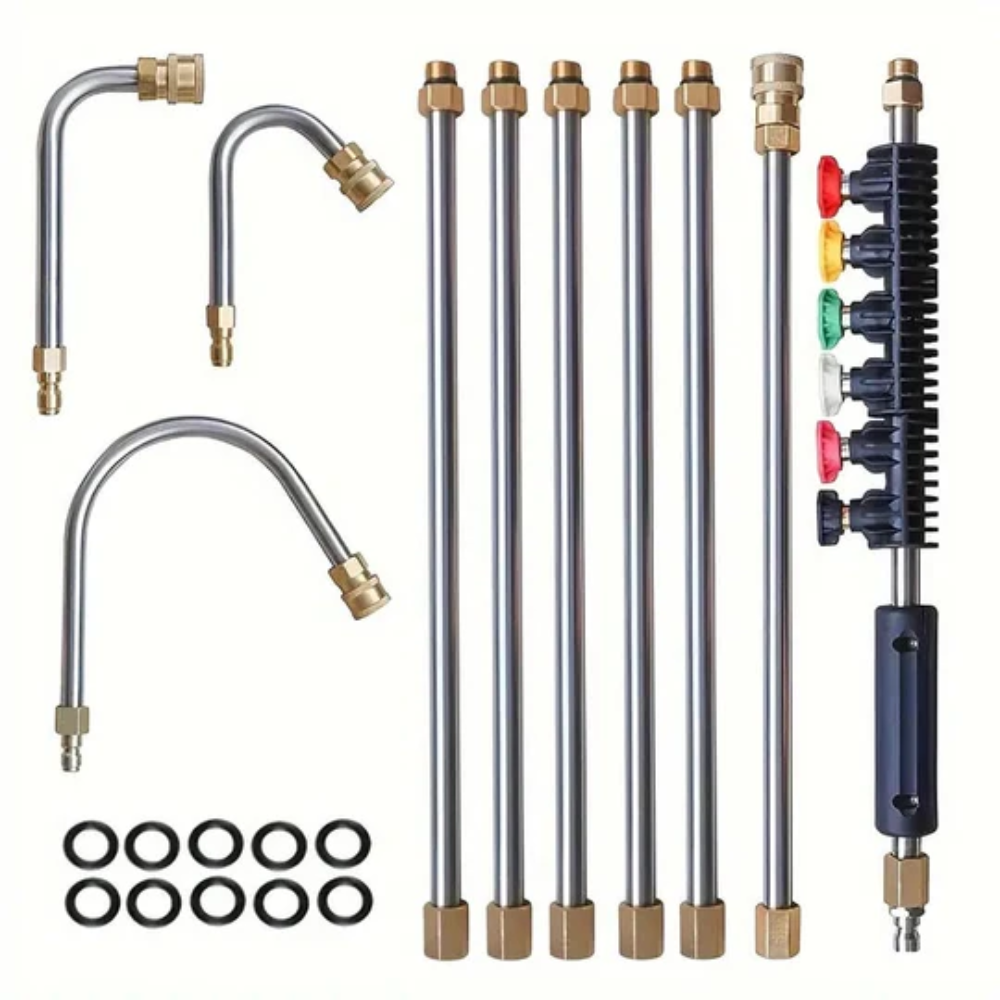 High Pressure Washer Lance Set for Telescopic Gutter and Outdoor Cleaning