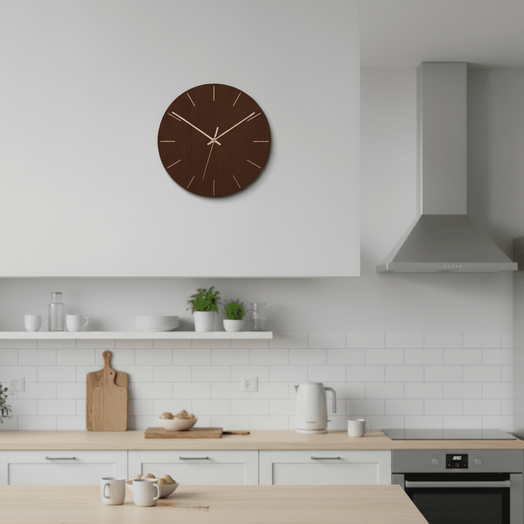 Tranquil Timekeeper: Sleek Silent Wall Clock for Modern Homes