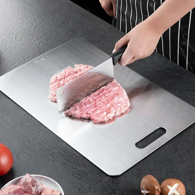 Chopping Board for Kitchen Made of Titanium