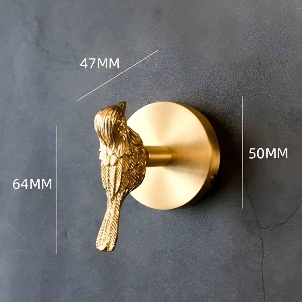 Charming Animal-Themed Wall Hook with Elegant Gold Accent