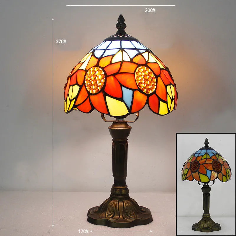 Artisan Crystal Desk Lamp in Vintage Design for Any Space