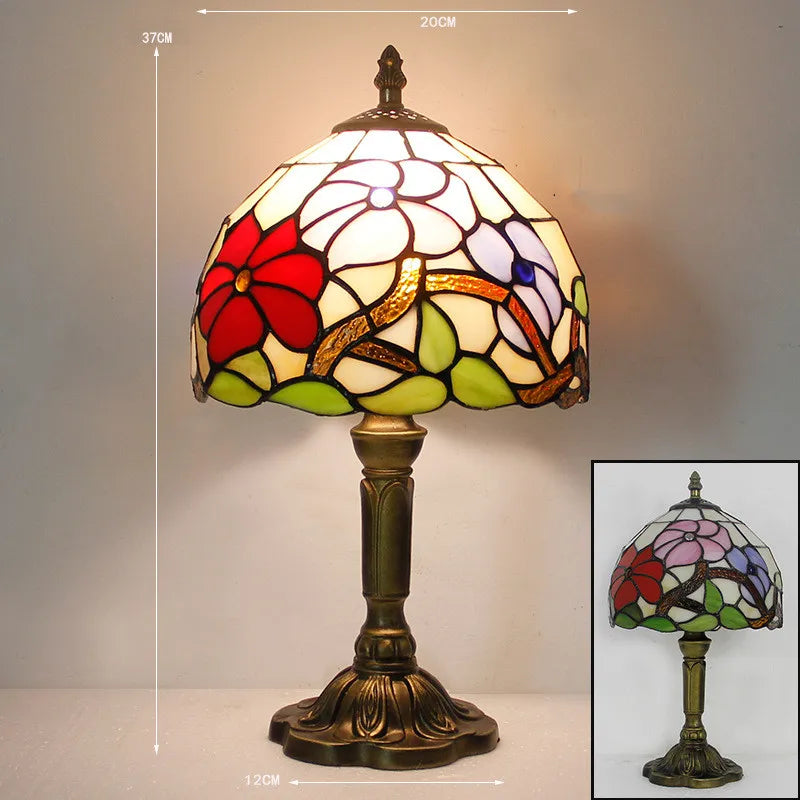 Artisan Crystal Desk Lamp in Vintage Design for Any Space