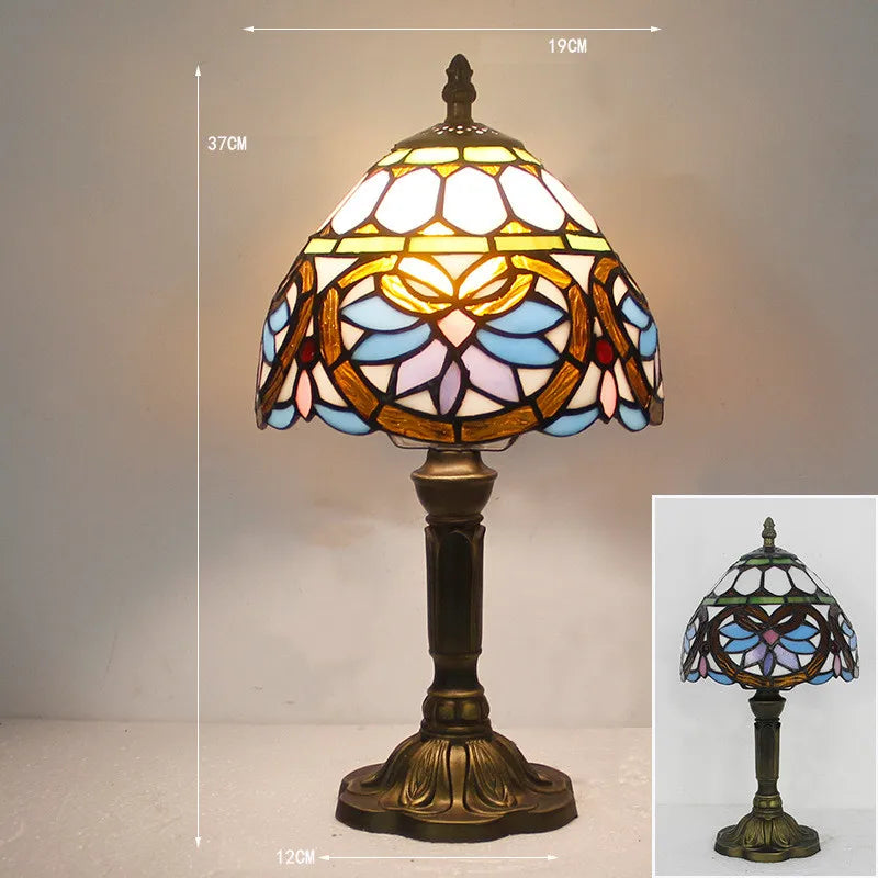 Artisan Crystal Desk Lamp in Vintage Design for Any Space