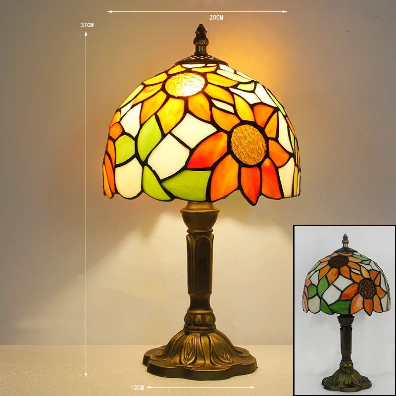 Artisan Crystal Desk Lamp in Vintage Design for Any Space