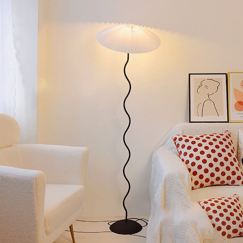 Taavita Floor Lamp "Taavita" – Foldable Lampshade in Elegant Design with Exquisite Details