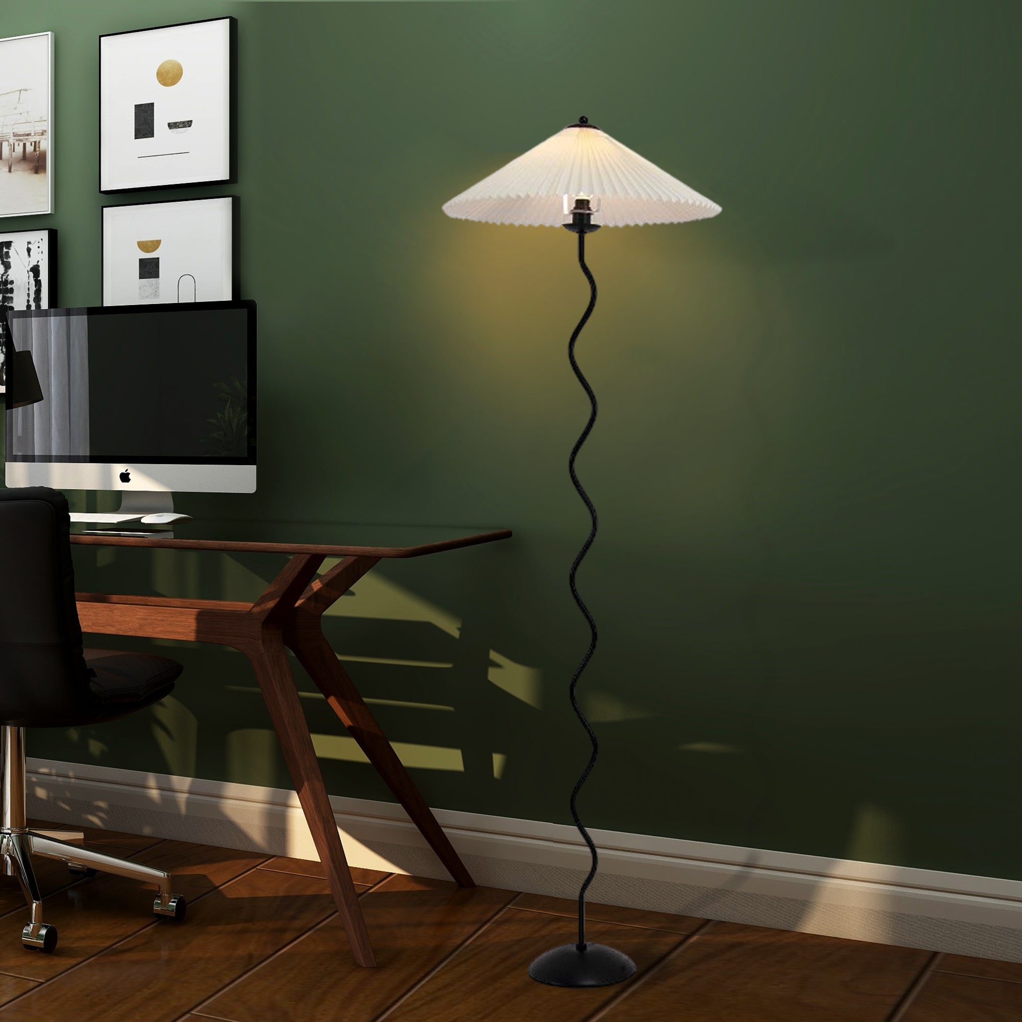 Taavita Floor Lamp "Taavita" – Foldable Lampshade in Elegant Design with Exquisite Details