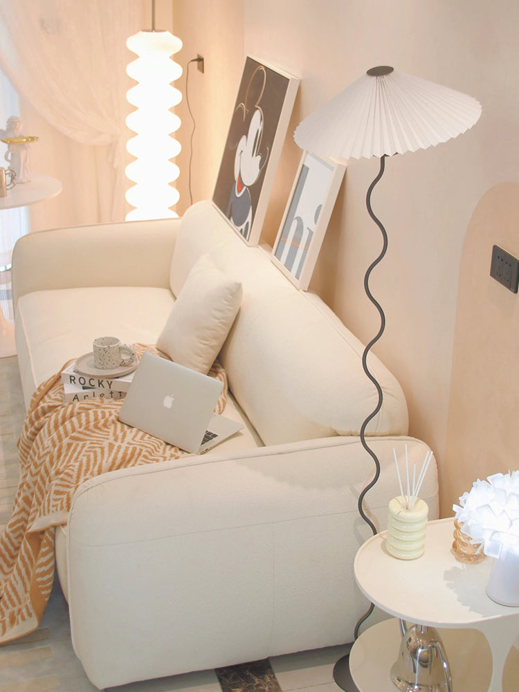 Taavita Floor Lamp "Taavita" – Foldable Lampshade in Elegant Design with Exquisite Details