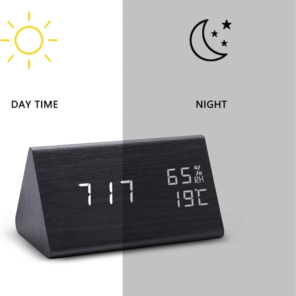 TimberGlow – Stylish LED Alarm Clock with Smart Features