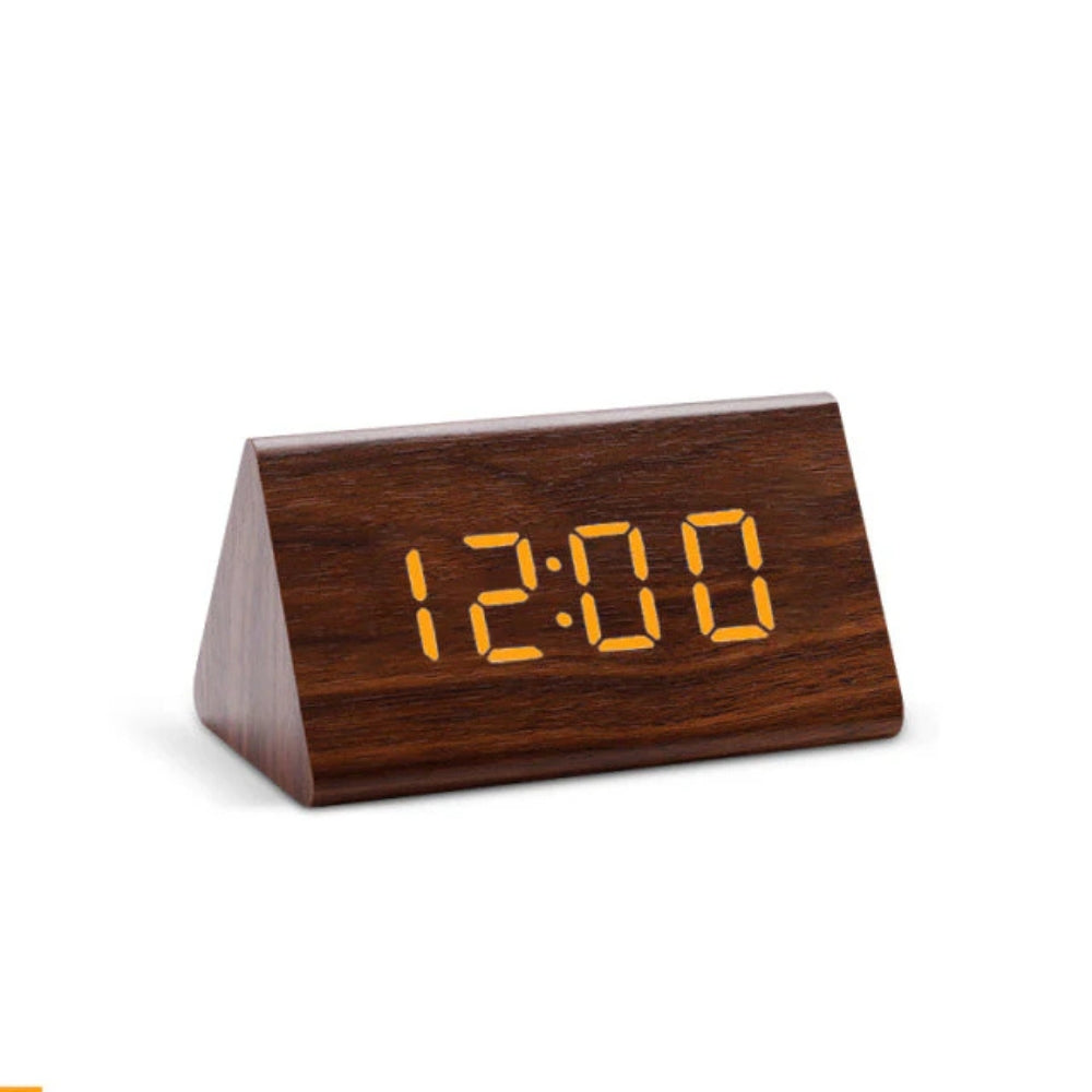 TimberGlow – Stylish LED Alarm Clock with Smart Features