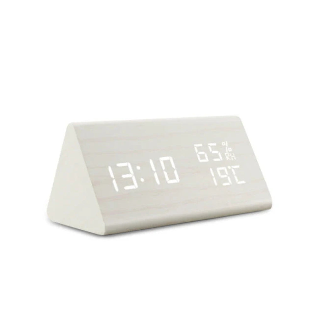 TimberGlow – Stylish LED Alarm Clock with Smart Features