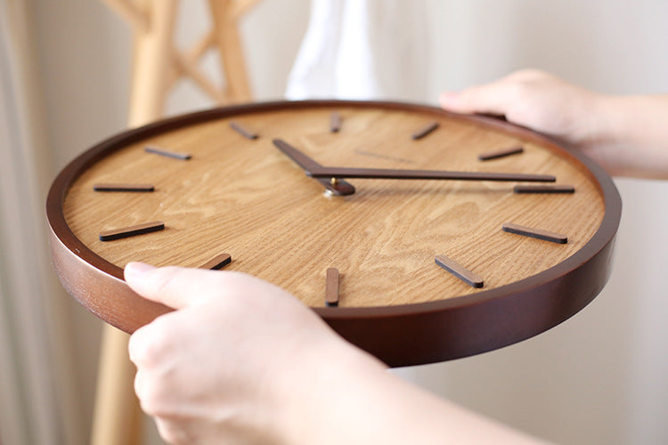 Modern Minimalist Wall Clock Decor with Silent Quartz Mechanism