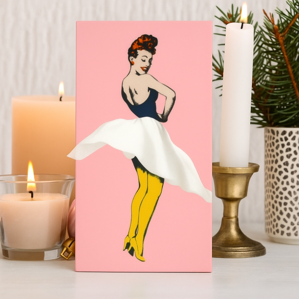 Charming Dance-Inspired Tissue Box Holder for Any Room