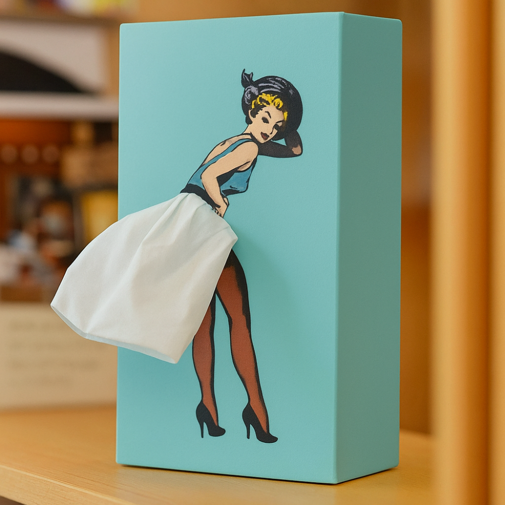 Charming Dance-Inspired Tissue Box Holder for Any Room