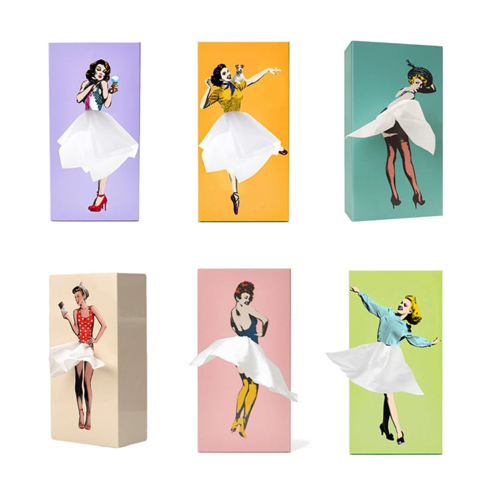 Charming Dance-Inspired Tissue Box Holder for Any Room