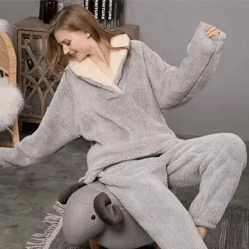 Taavita - Sherpa-Fleece Pajamas: warm and cozy