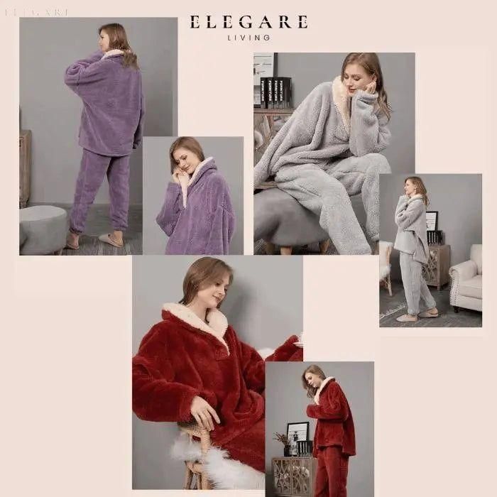Taavita - Sherpa-Fleece Pajamas: warm and cozy
