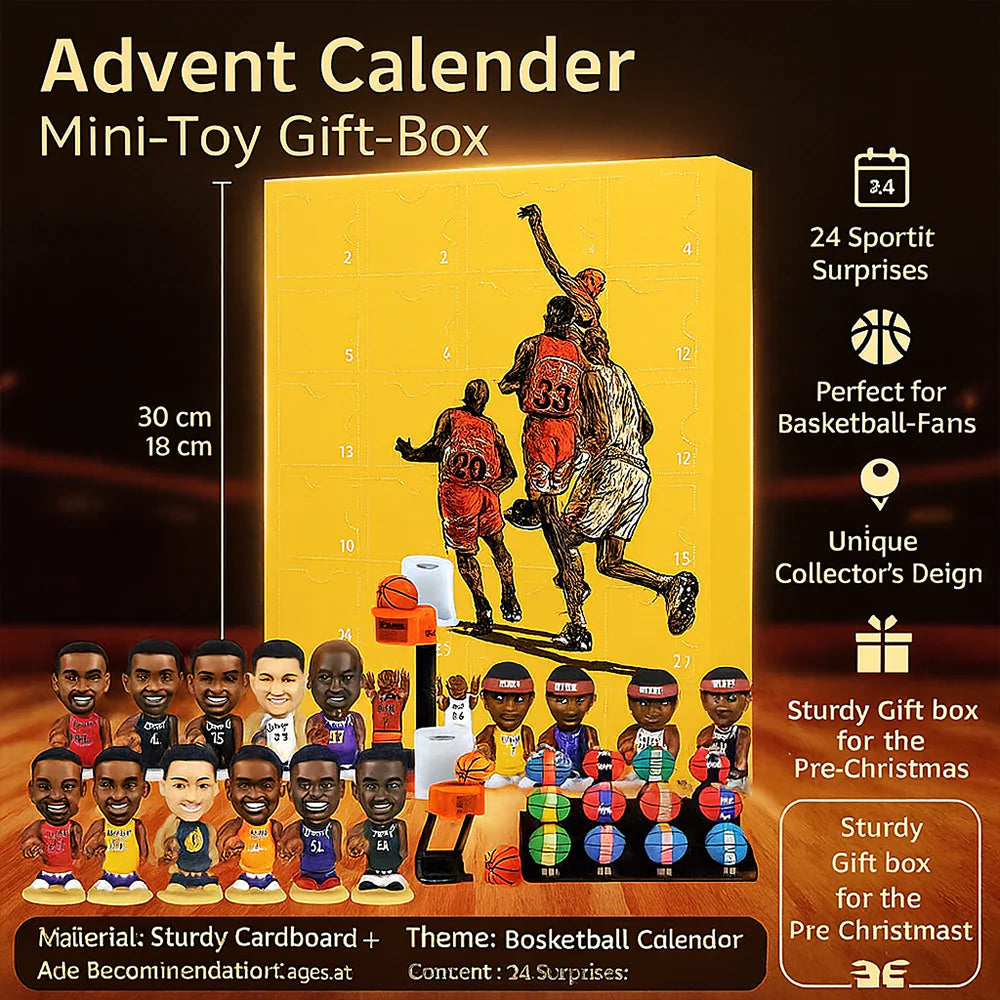 Basketball Countdown Collector's Set with Mini Figures