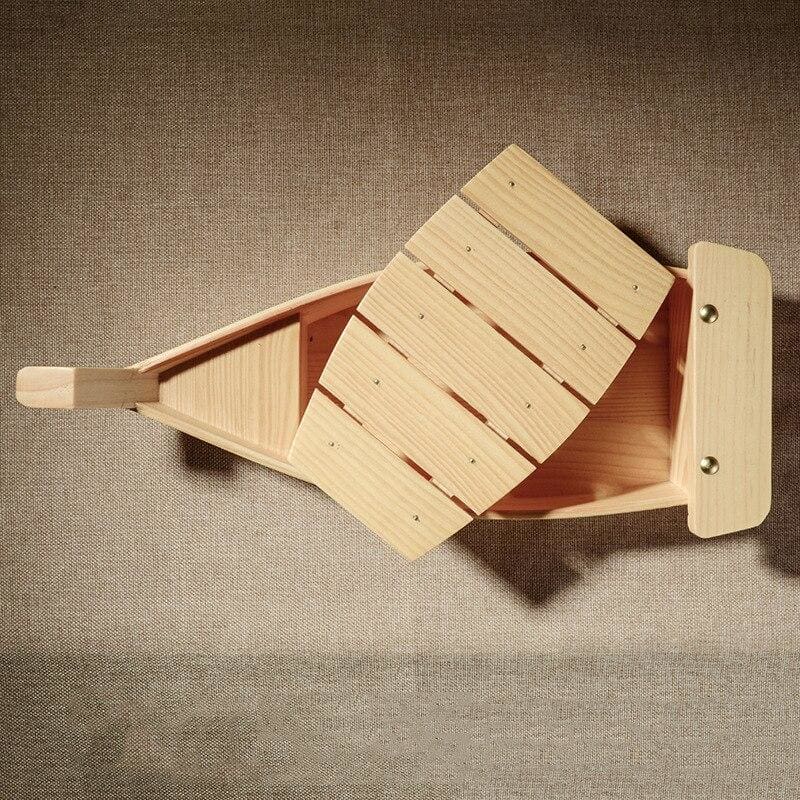 Eco-Friendly Wooden Sushi Serving Boat - Available in 3 Sizes