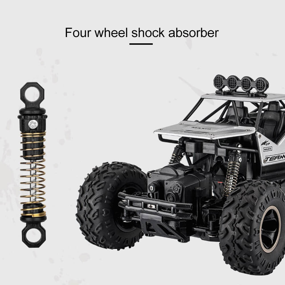 4WD Remote Control Monster Truck with Shock Absorbers for Off-Road Fun