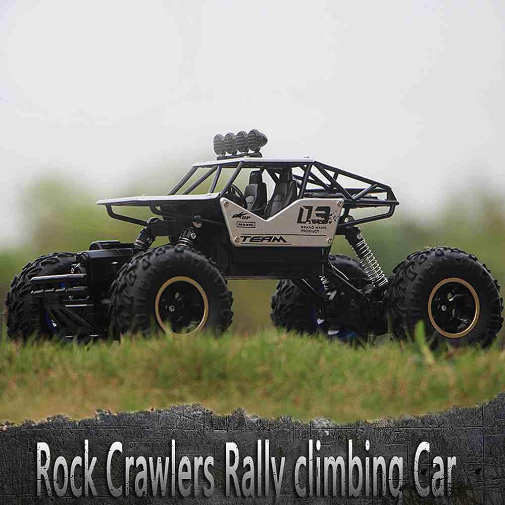 4WD Remote Control Monster Truck with Shock Absorbers for Off-Road Fun