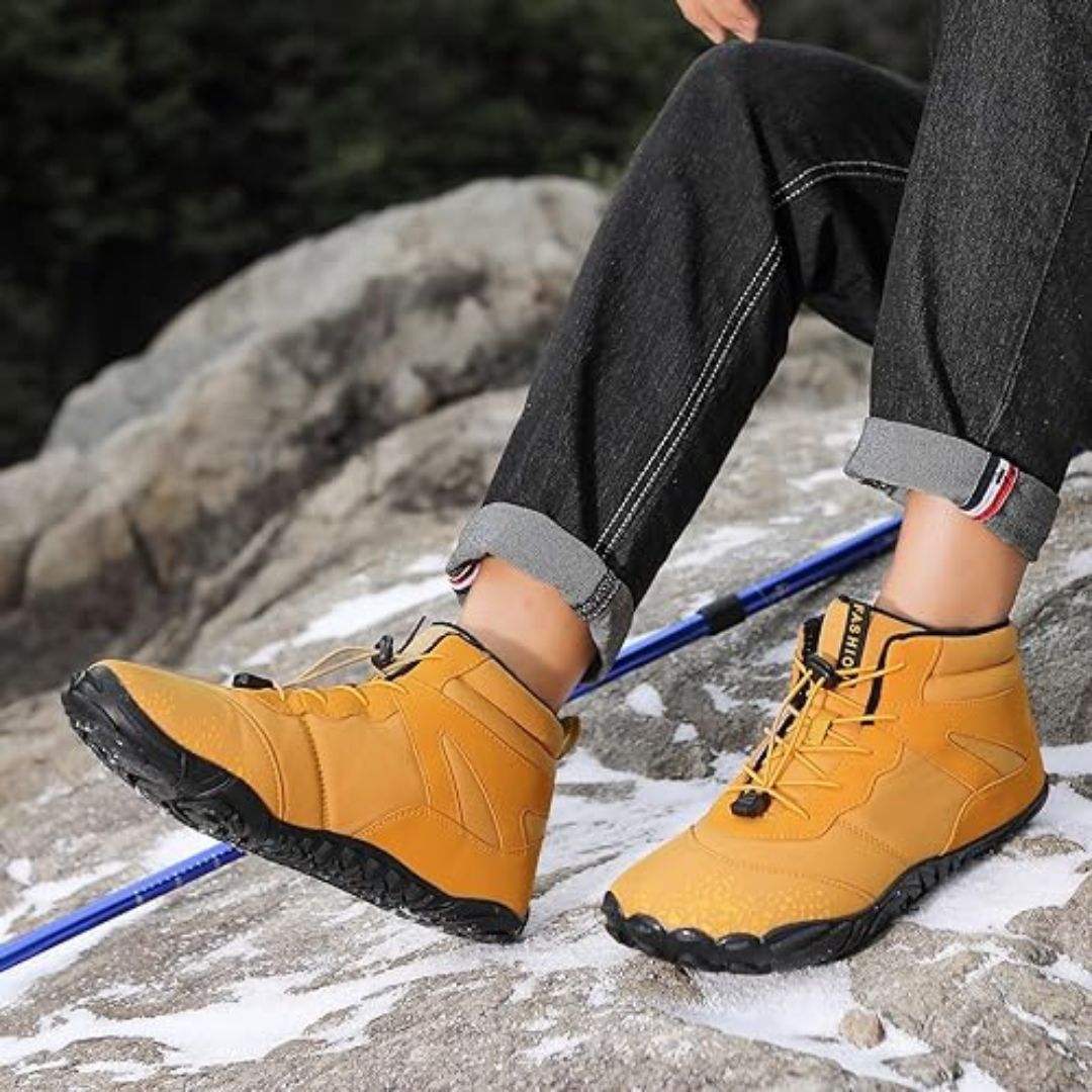 Lightweight Waterproof Hiking Footwear with Flexible Sole for Comfort