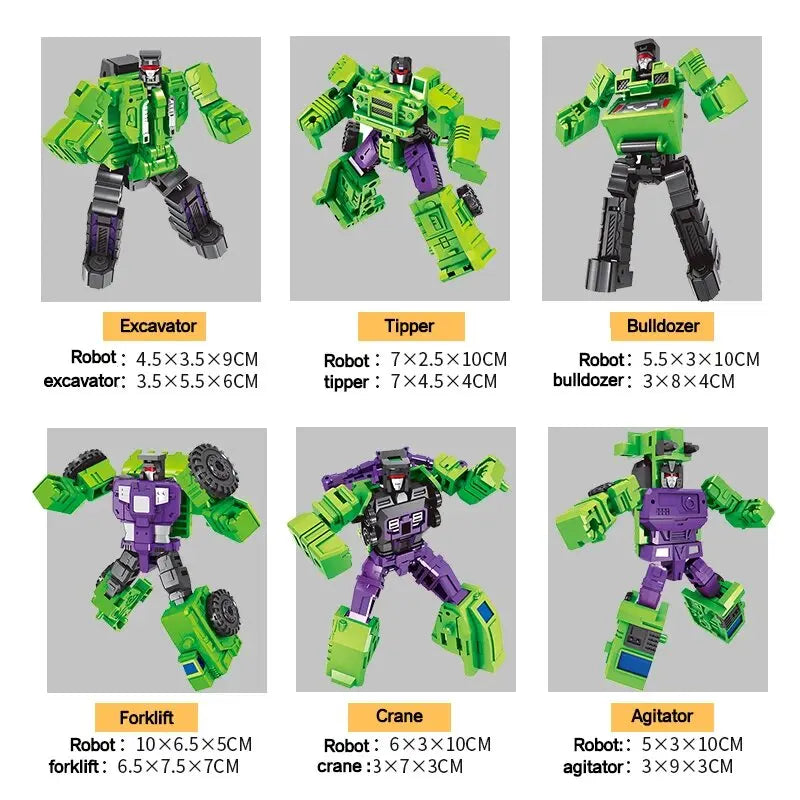 6-in-1 Action Figure Toy with Sturdy Build for Engaging Kids' Play