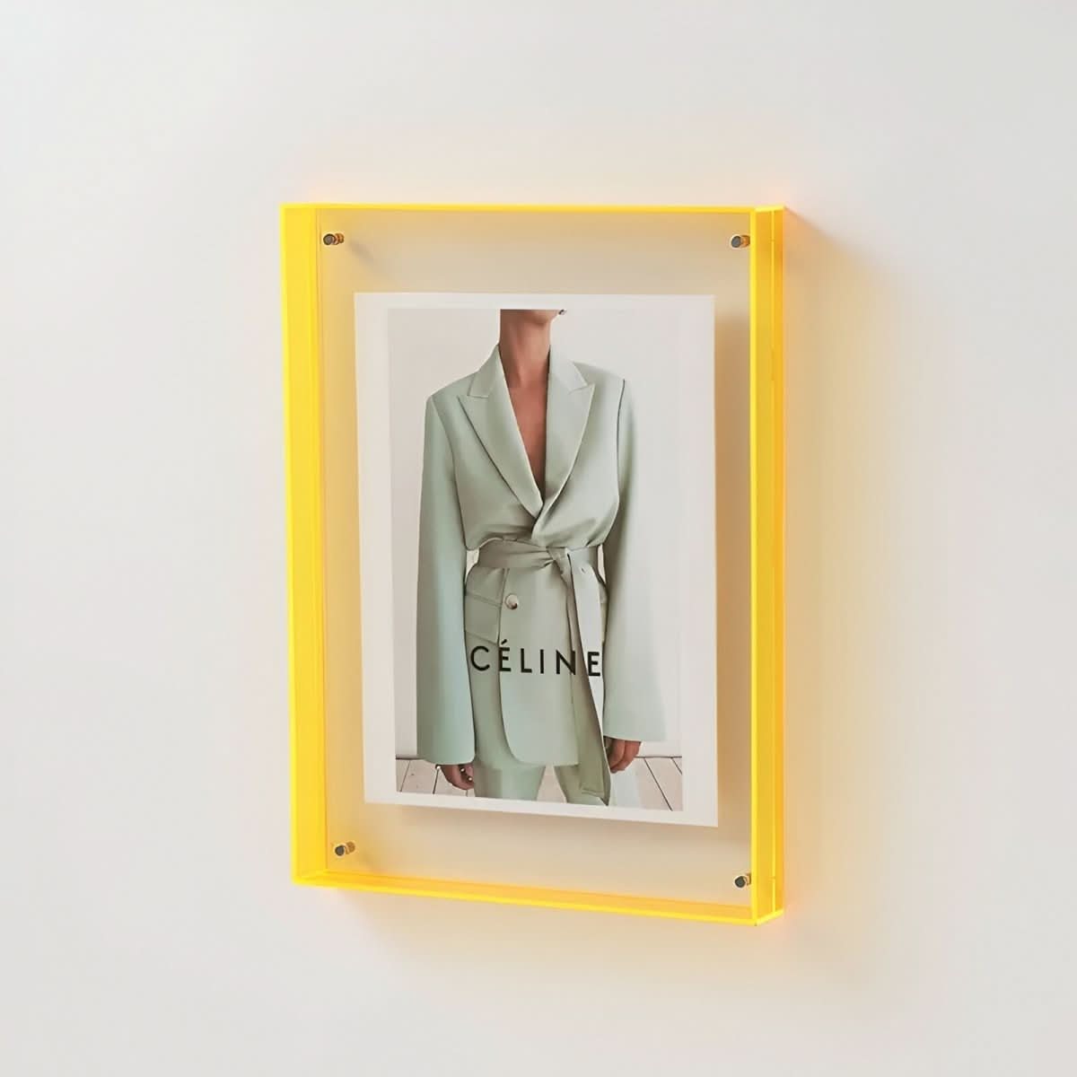 CrystalView Modern Acrylic Photo Frame for Elegant Displays