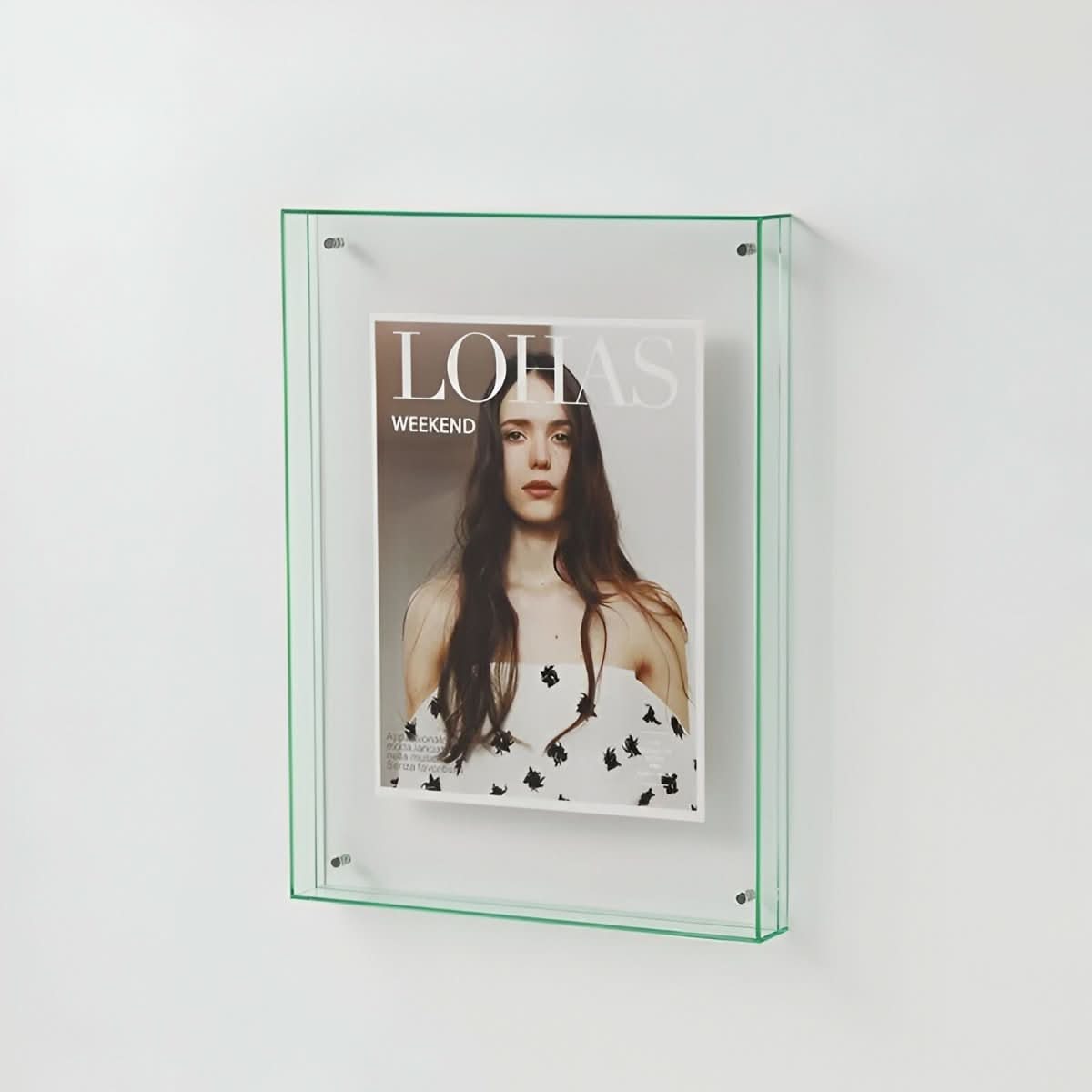 CrystalView Modern Acrylic Photo Frame for Elegant Displays