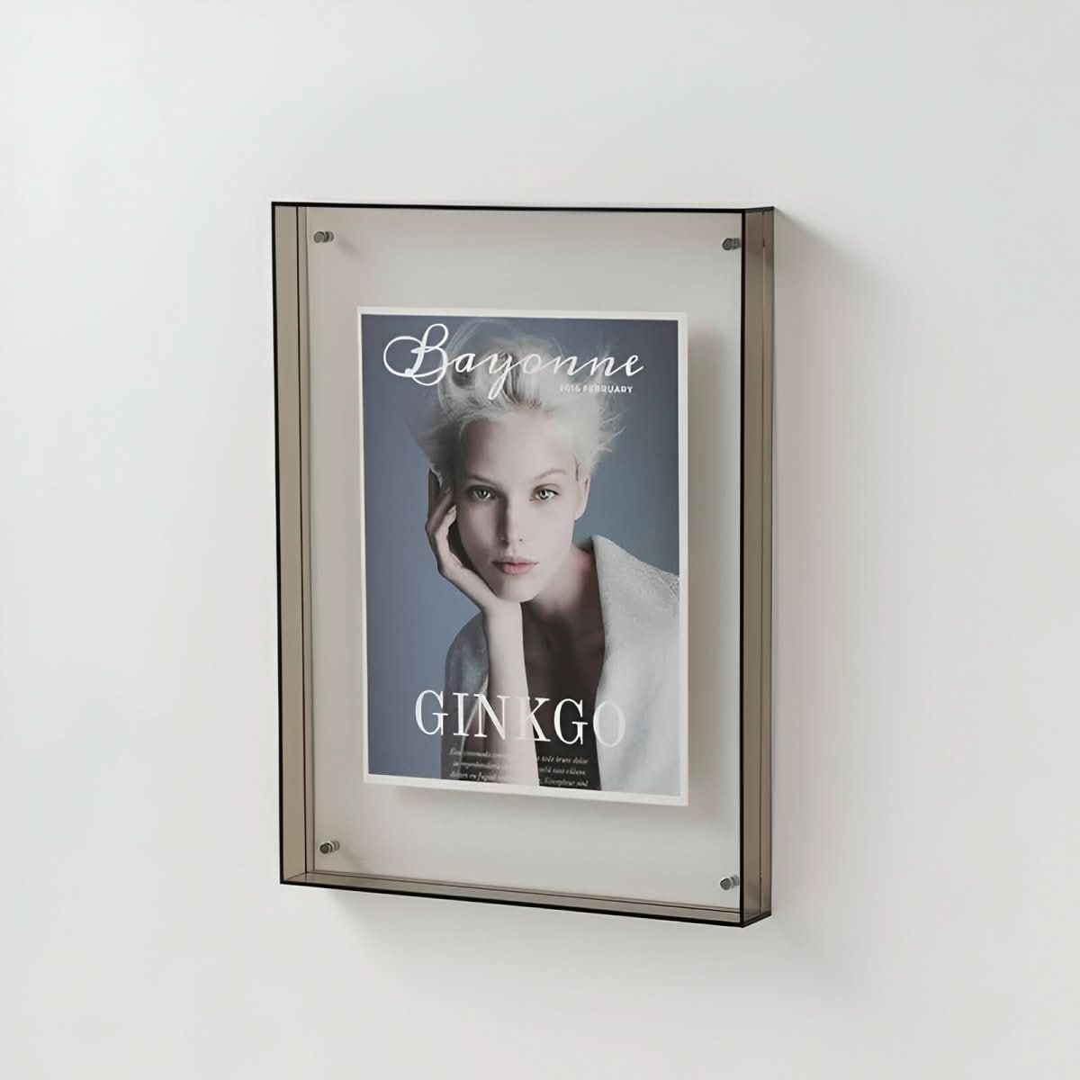 CrystalView Modern Acrylic Photo Frame for Elegant Displays