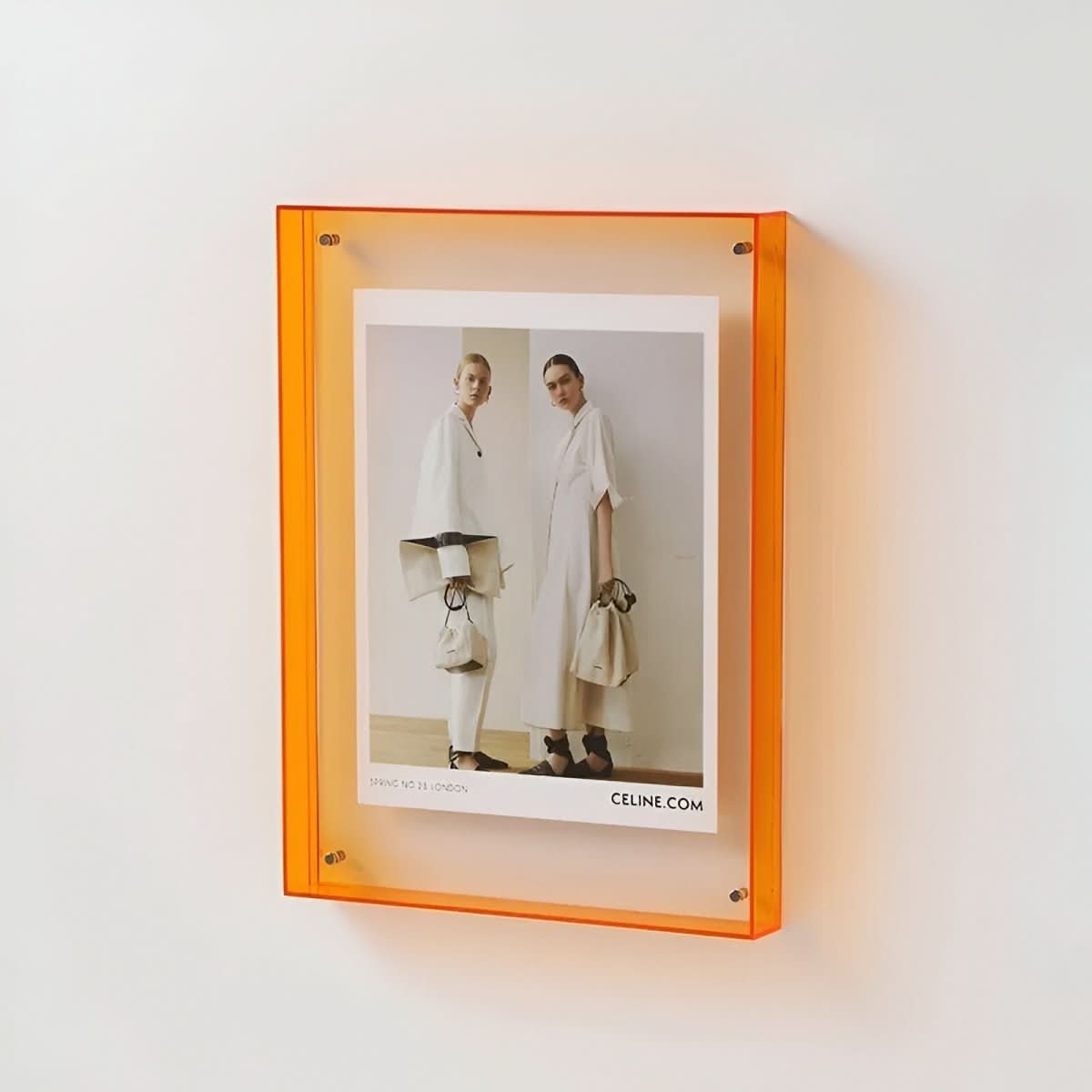 CrystalView Modern Acrylic Photo Frame for Elegant Displays