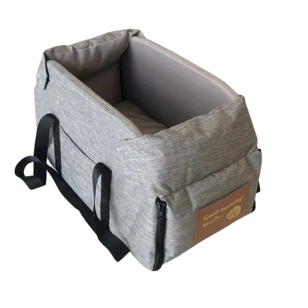 Pet Car Seat with Integrated Armrests for Safety and Comfort