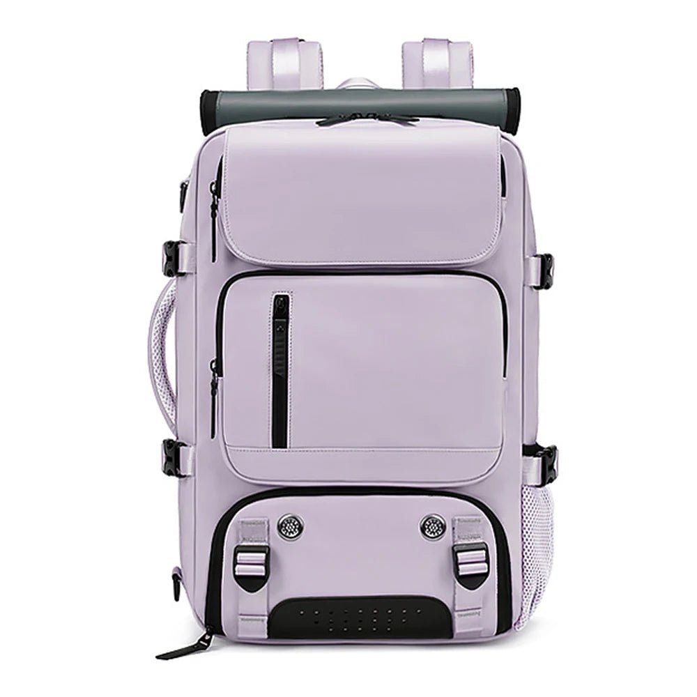 Waterproof Backpack for Travel with USB Port and Shoe Storage Compartment