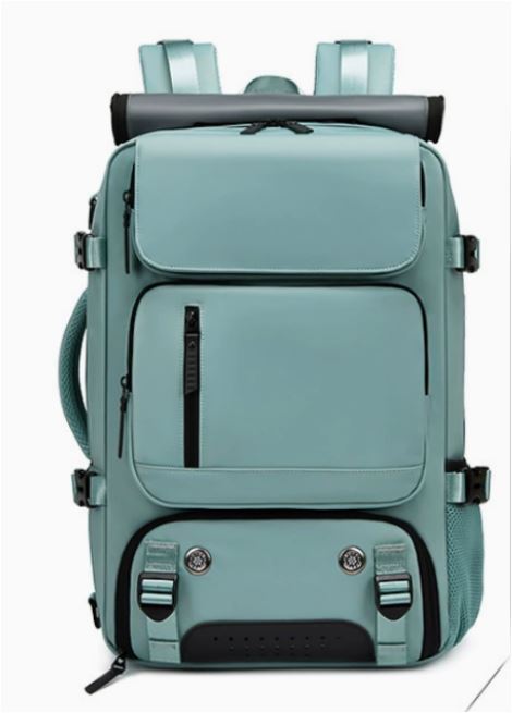 Waterproof Backpack for Travel with USB Port and Shoe Storage Compartment