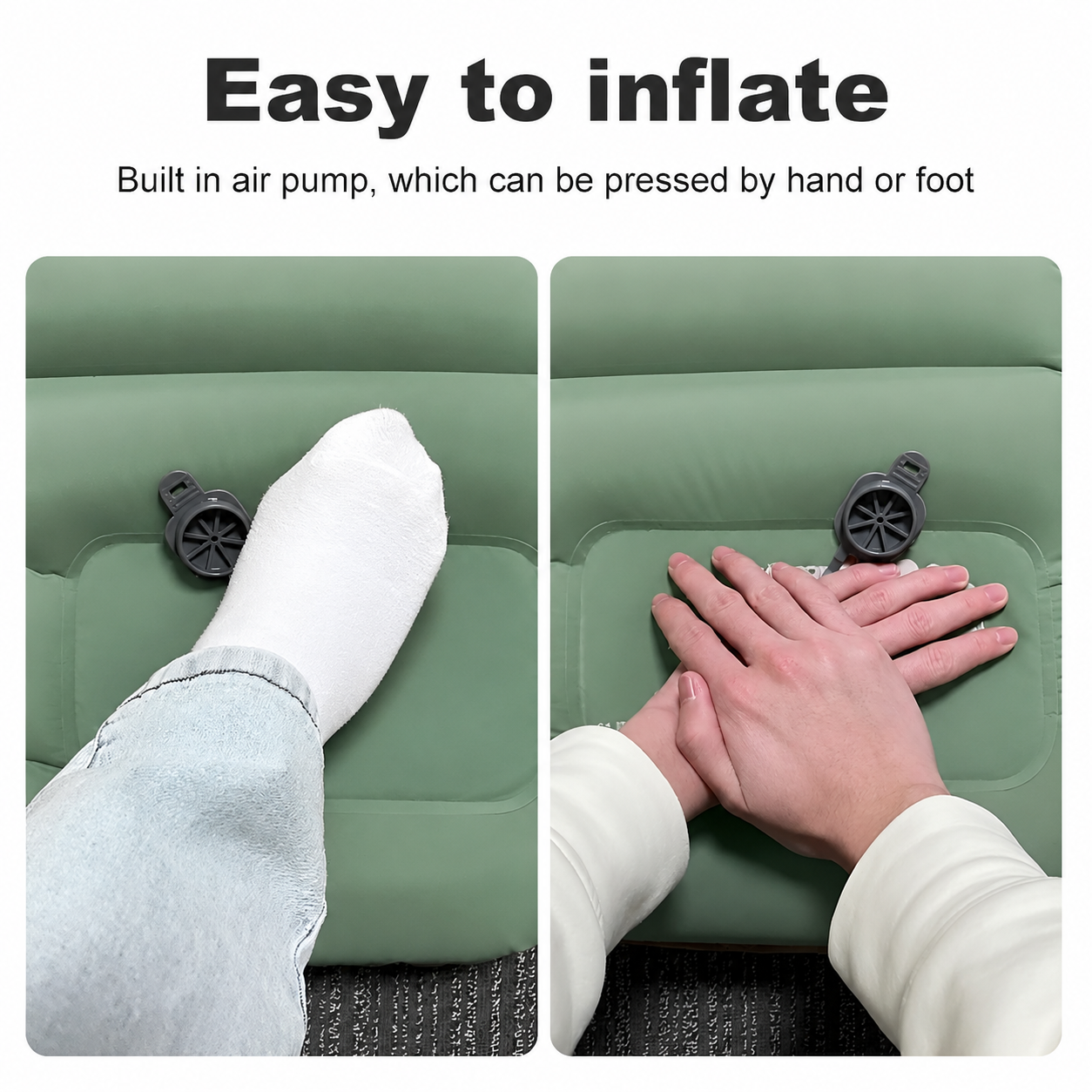 Portable Air Mattress for Campers and Adventurers