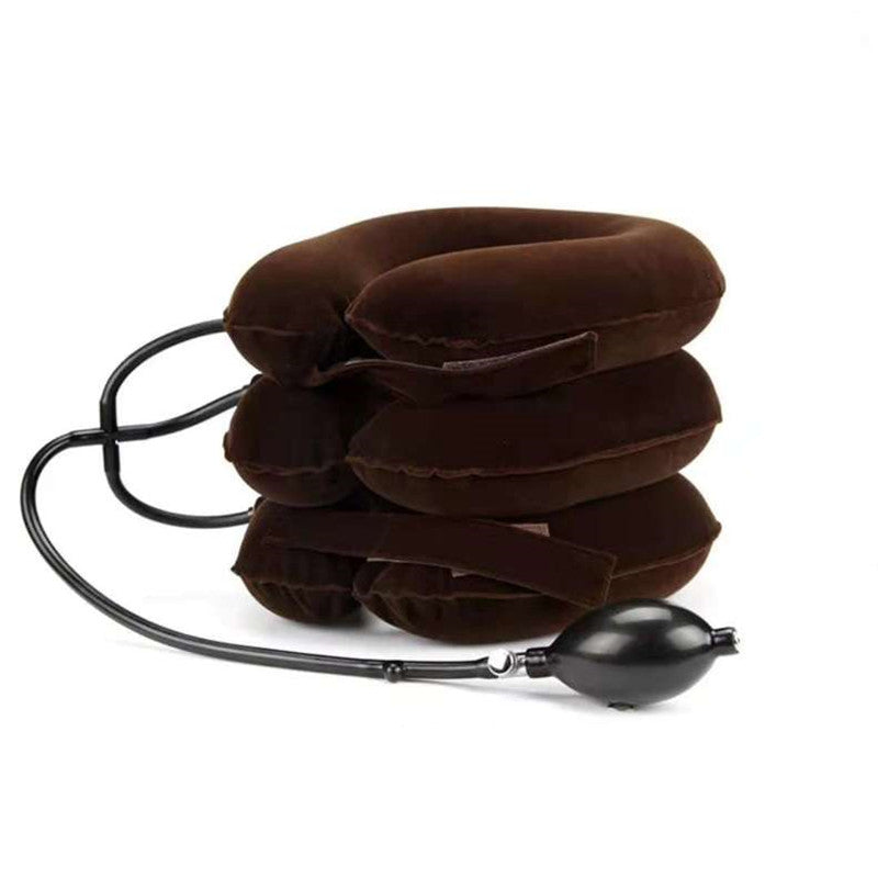 Inflatable Neck Support Pillow for Travel - Compact 360° Comfort