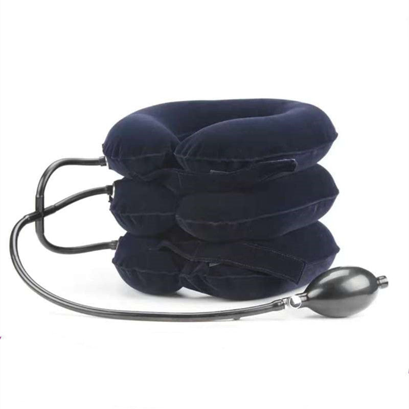 Inflatable Neck Support Pillow for Travel - Compact 360° Comfort