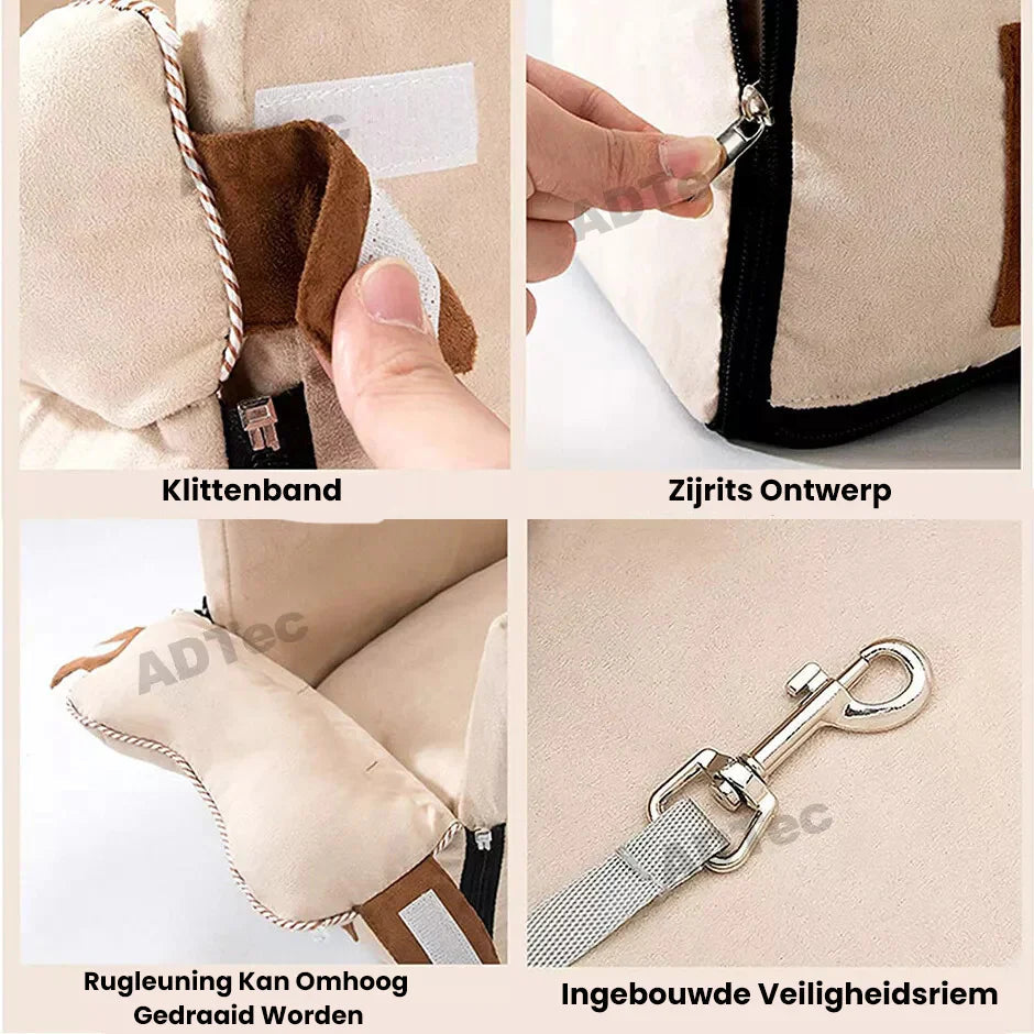 Portable Dog Bed for Small Breeds – Anti-Slip Travel Solution