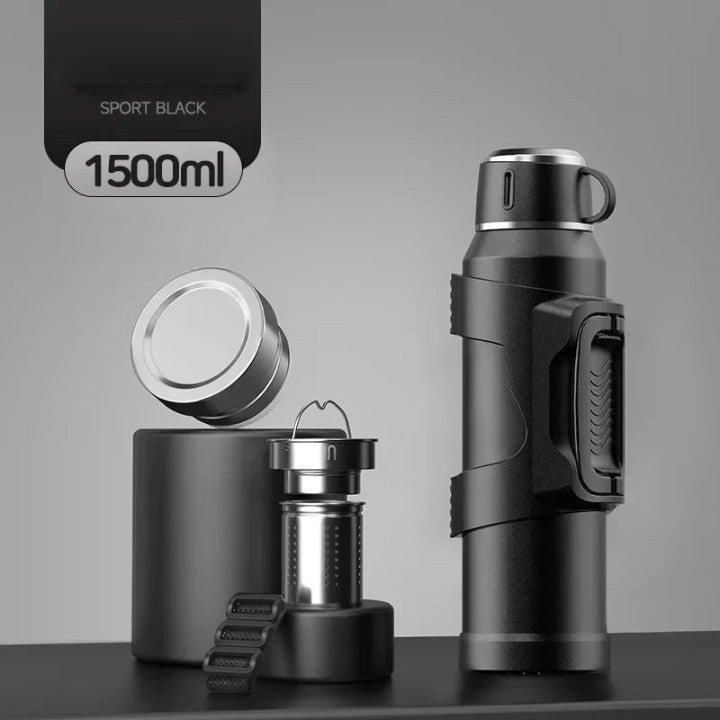 Stainless Steel Insulated Flask for Travel and Hiking - Hot & Cold Drinks