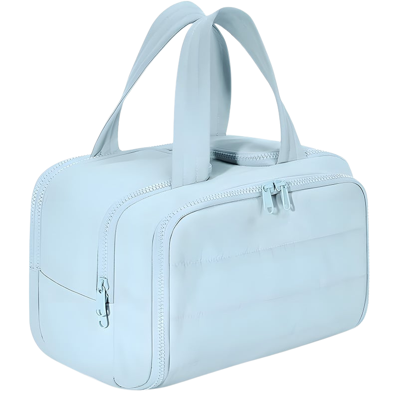 Compact Hanging Toiletry Organizer for Women with Waterproof Lining