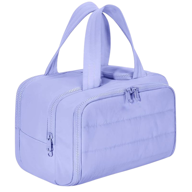 Compact Hanging Toiletry Organizer for Women with Waterproof Lining