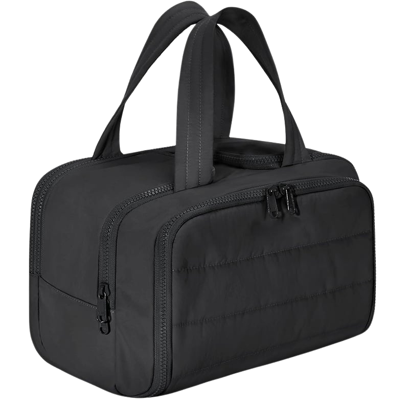 Compact Hanging Toiletry Organizer for Women with Waterproof Lining