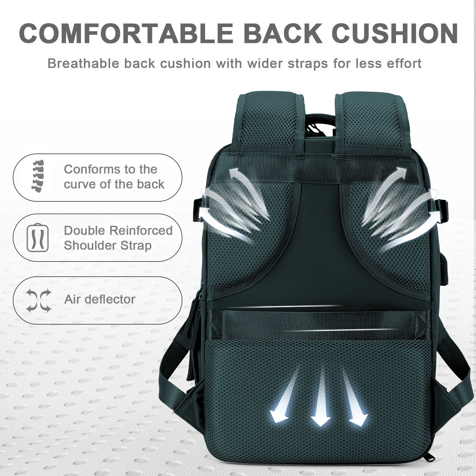 Durable Backpack for Outdoor Use with USB Charging and Water Resistance