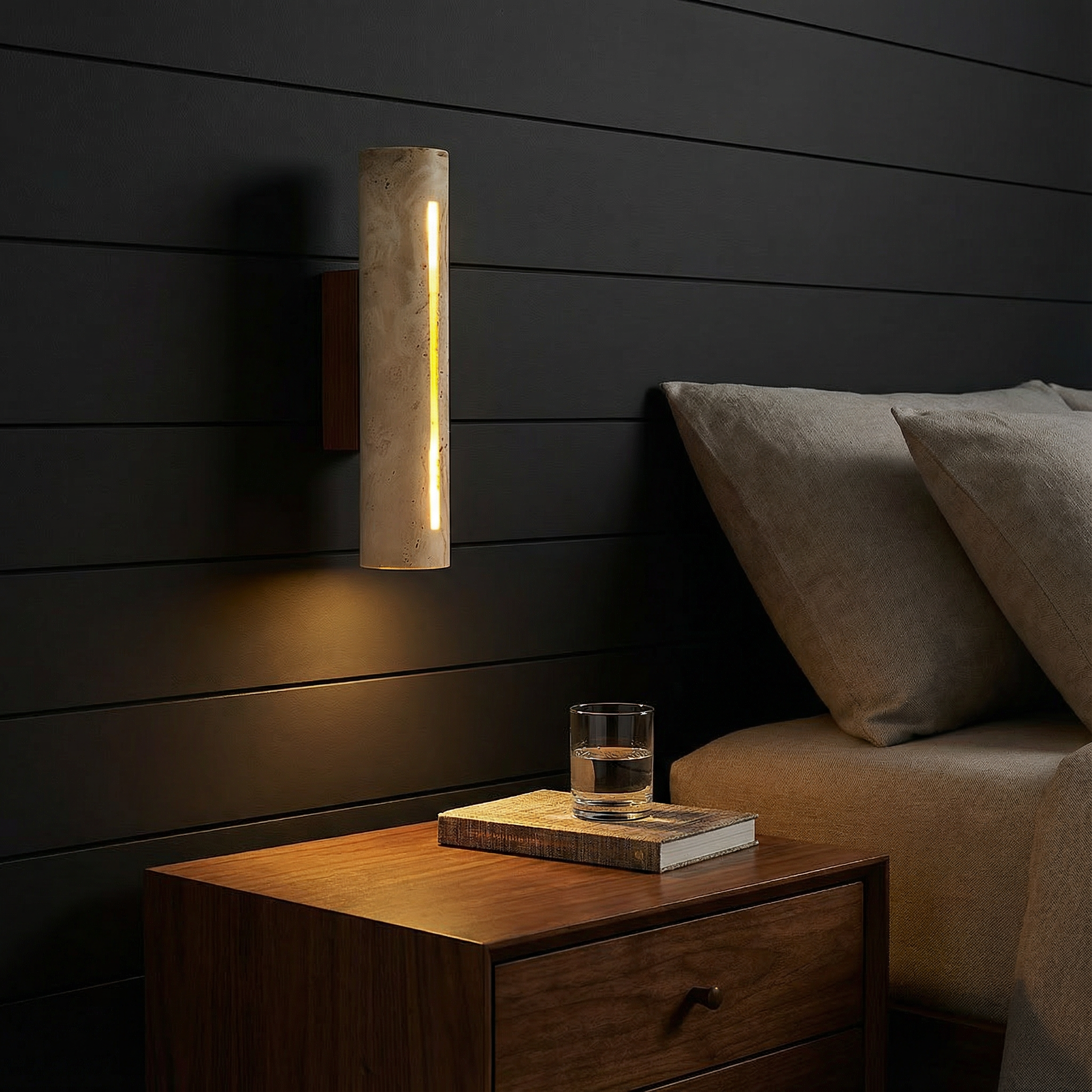LuxeGlow Natural Wall Light for Soothing Ambiance