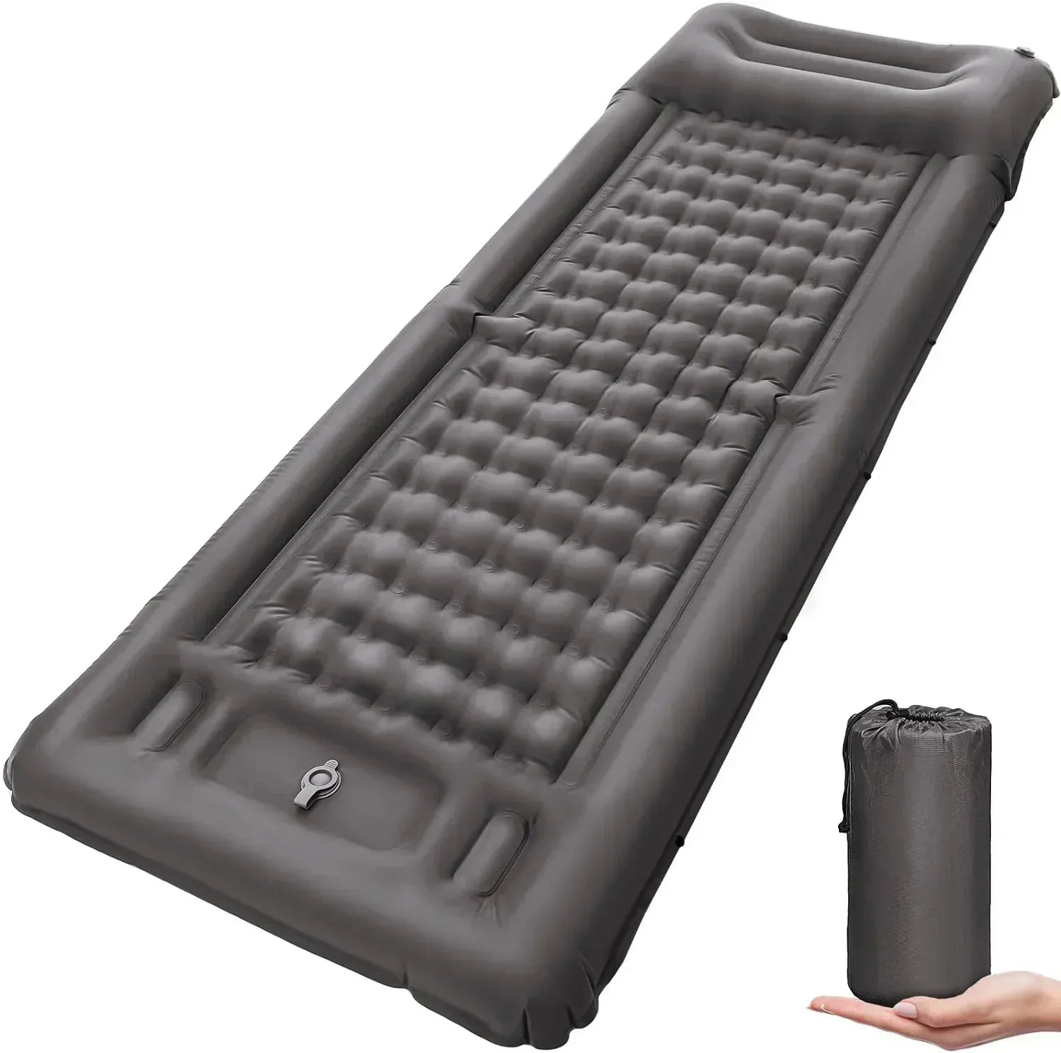 Self-Inflating Sleeping Pad for Camping with Built-in Foot Pump - Ultralight and Waterproof
