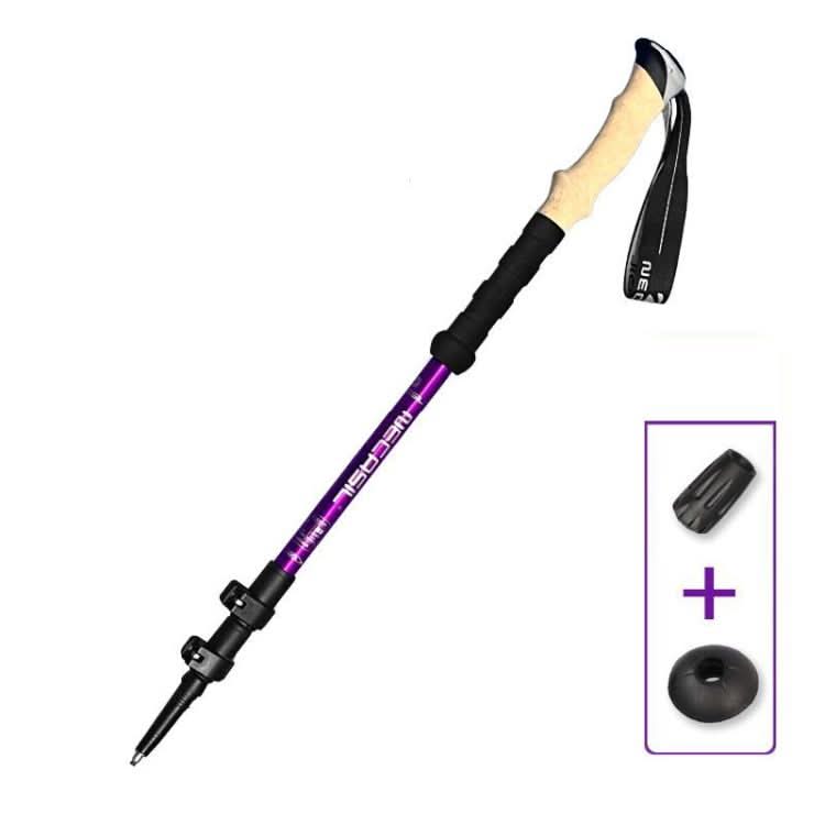 Adjustable Trekking Poles with Anti-Shock Feature - Lightweight for Joint Support