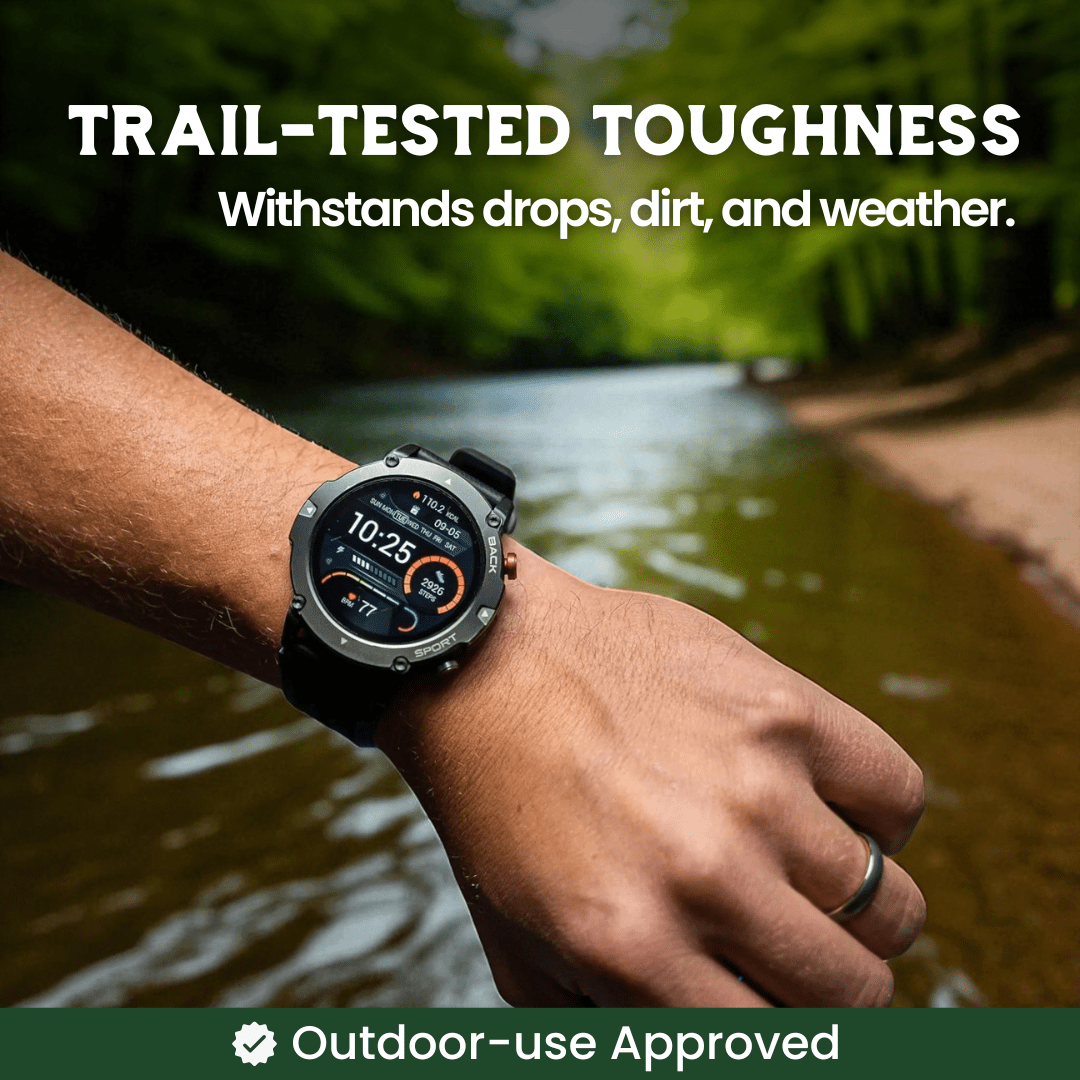 TrailBlazer Pro Adventure Smartwatch with GPS and Health Tracking