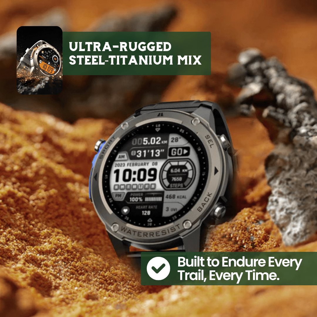 TrailBlazer Pro Adventure Smartwatch with GPS and Health Tracking