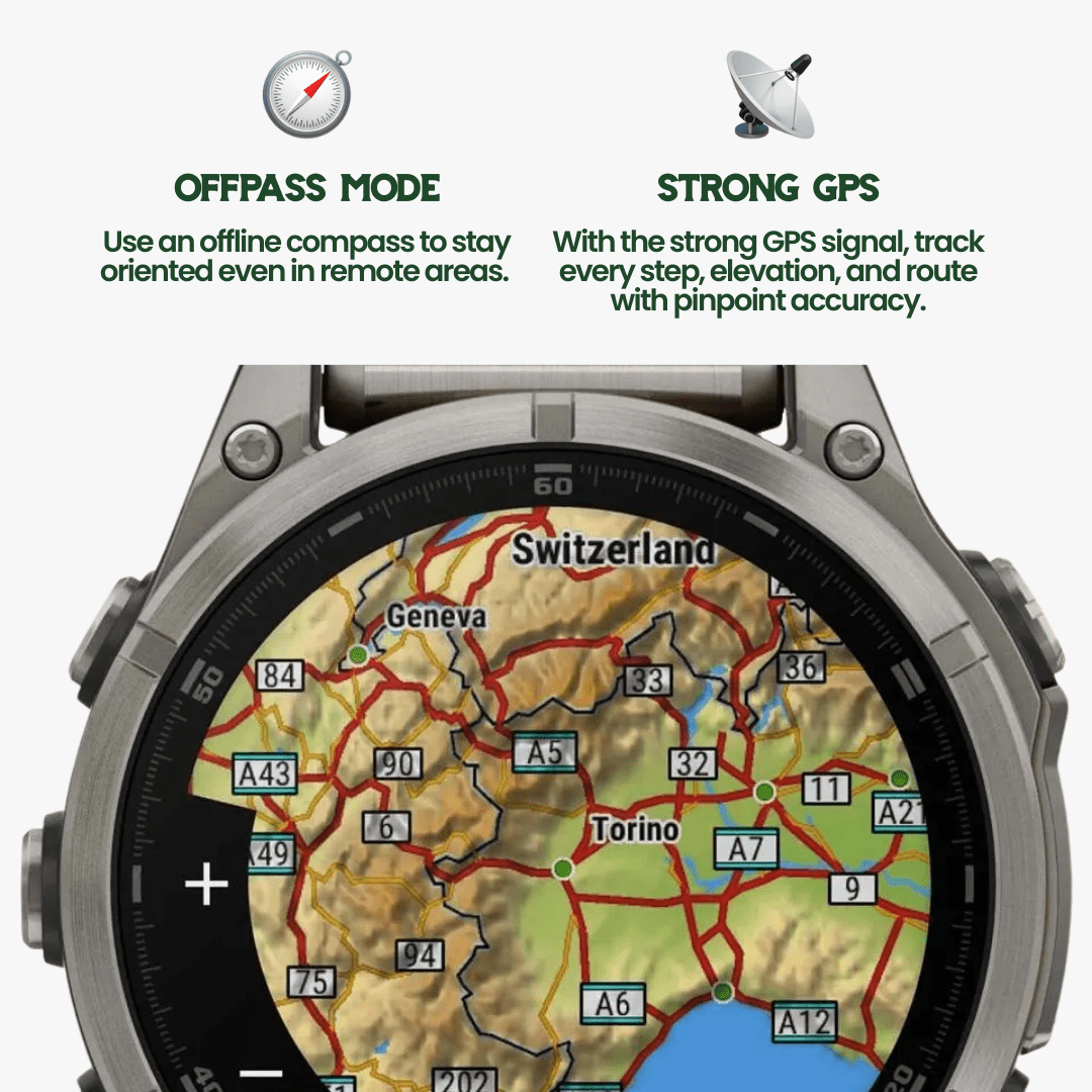 TrailBlazer Pro Adventure Smartwatch with GPS and Health Tracking